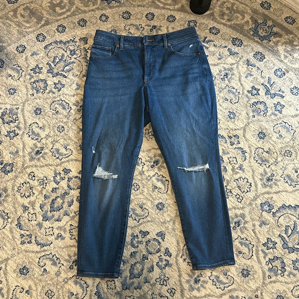 Express curvy skinny fit, high-rise jeans